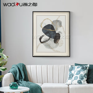Framed Art -Glass Foil Stamping and Canvas Printing & PS Frame