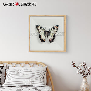 Butterfly Framed Art -Glass Flat Bed Printing and Vacuum Forming & PS Frame