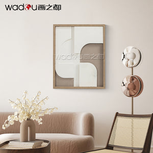 MDF Engraving with Sand Stone Printed and PS Frame & LED Light