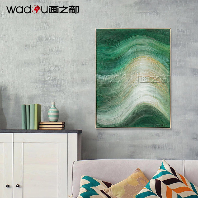 One Hundred Percent Art- Hand-Painting Art & PS Frame