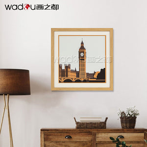 Streetscape Framed Art- Glass Framed Art and Paper Printing & PS Frame