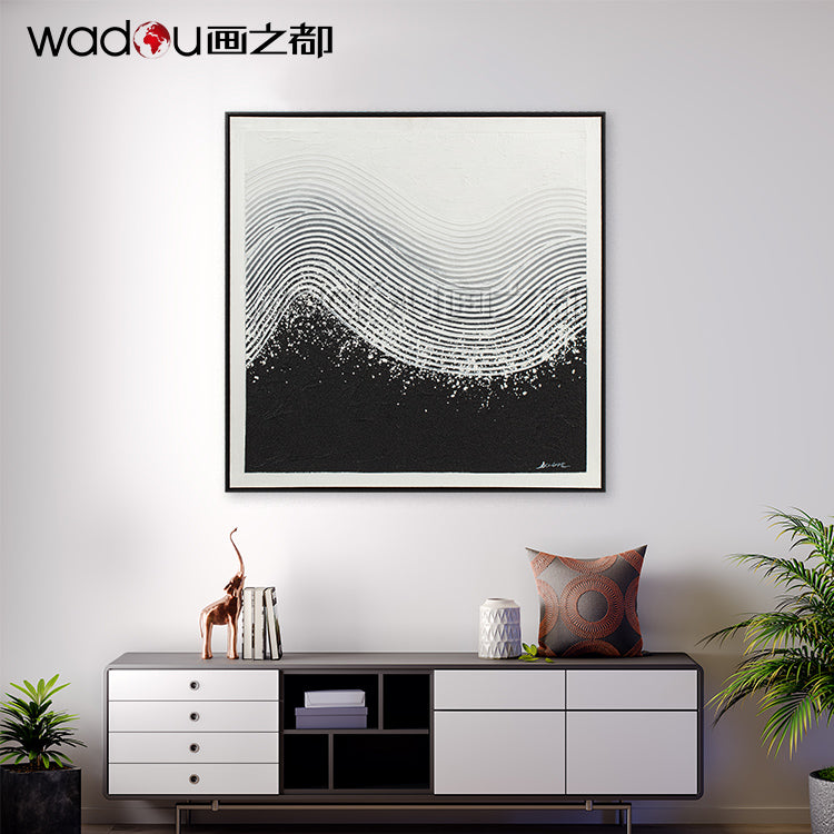 One Hundred Percent Art- Hand-Painting Art & PS Frame