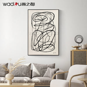 One Hundred Percent Art- Hand-Painting Art & PS Frame