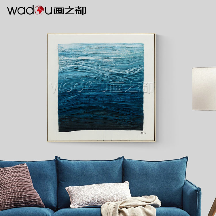 One Hundred Percent Art -Hand painting  Art & Wood Frame