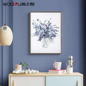 Flower Painting with 30% handtouch---Canvas Printed