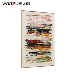 One Hundred Percent Art -Hand Paint  Art &Wood Frame