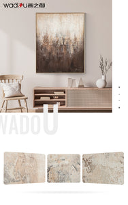 One Hundred Percent Art- Hand-Painting Art & Wood Frame
