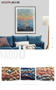 Scenery Framed Art -Flatbed Print KT Board and Linen Paper with Glass &PS Frame