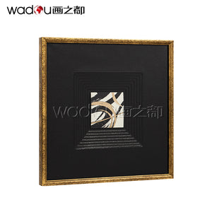 Glass Framed Art -Canvas Printing and Sand Stone Vacuum Forming with KT Board & PS Frame