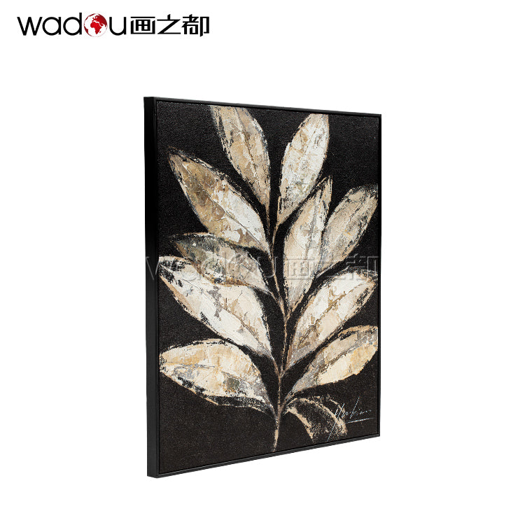 One Hunddred Percent Art -Hand Print Art &Wood Frame