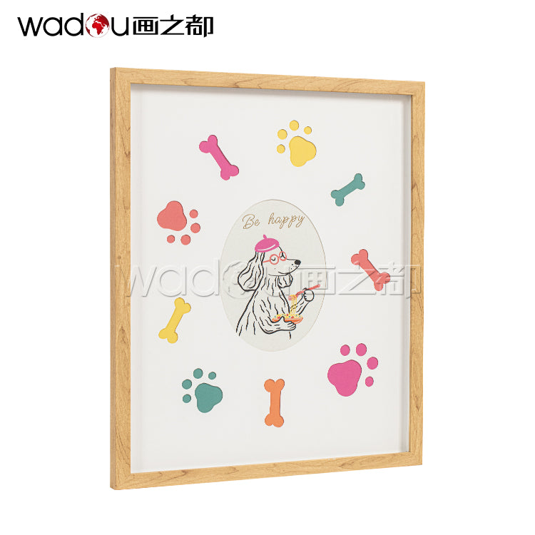 Animals Framed Art -Printing Canvas and  MDF with Glass & PS Frame