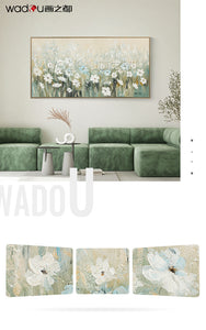 One Hundred Percent Art -Hand Print Art & Wood Frame