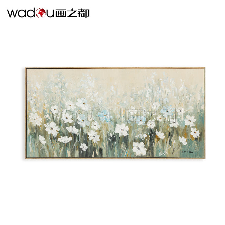 One Hundred Percent Art -Hand Print Art & Wood Frame
