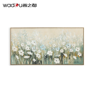 One Hundred Percent Art -Hand Print Art & Wood Frame