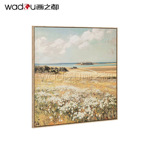 Scenery Framed Art-Matte Canvas and Embellishment & PS Frame
