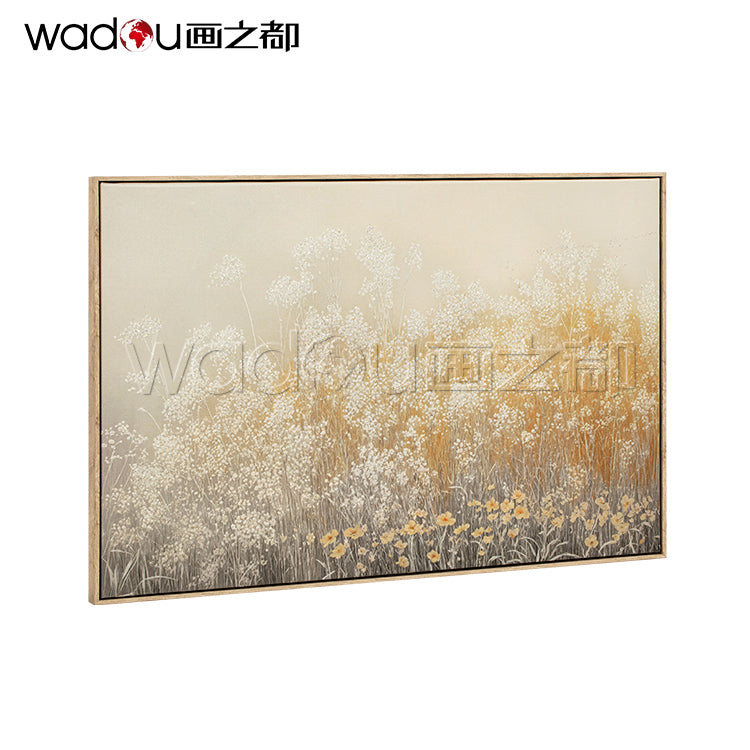 Scenery Framed Art-Matte Canvas and Embellishment & PS Frame