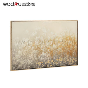 Scenery Framed Art-Matte Canvas and Embellishment & PS Frame