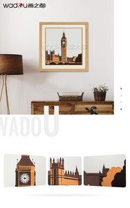 Streetscape Framed Art- Glass Framed Art and Paper Printing & PS Frame