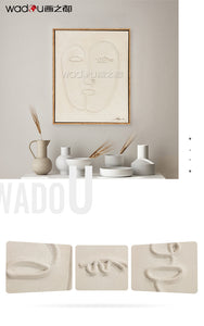 Framed Art-Hand Printing Art & PS Frame