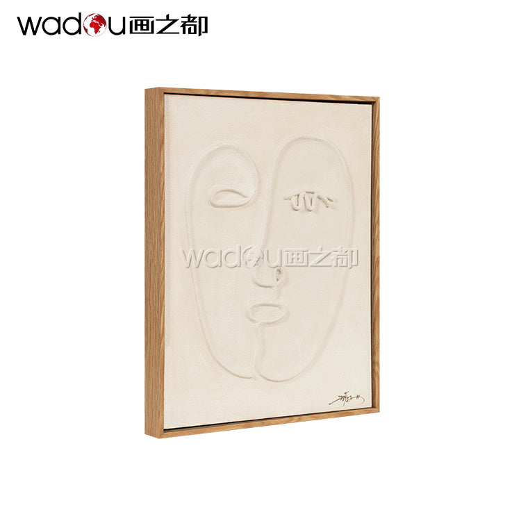 Framed Art-Hand Printing Art & PS Frame