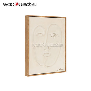 Framed Art-Hand Printing Art & PS Frame