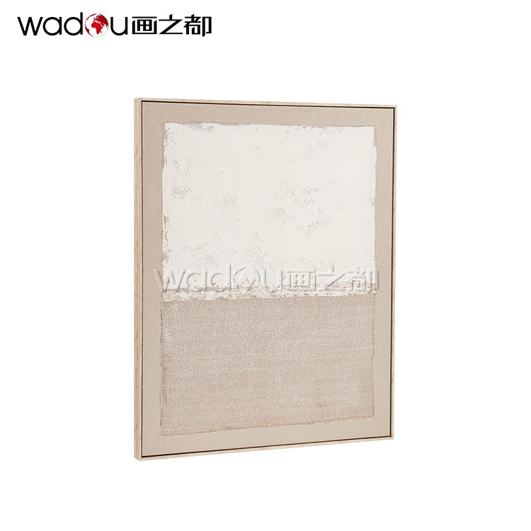 One Hundred Percent Framed Art - Hand Paint Art & Wood Frame