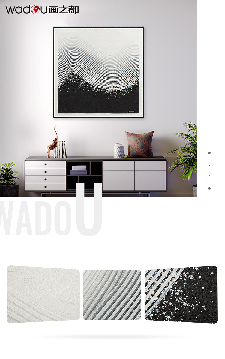 One Hundred Percent Art- Hand-Painting Art & PS Frame