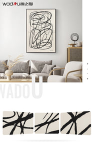 One Hundred Percent Art- Hand-Painting Art & PS Frame