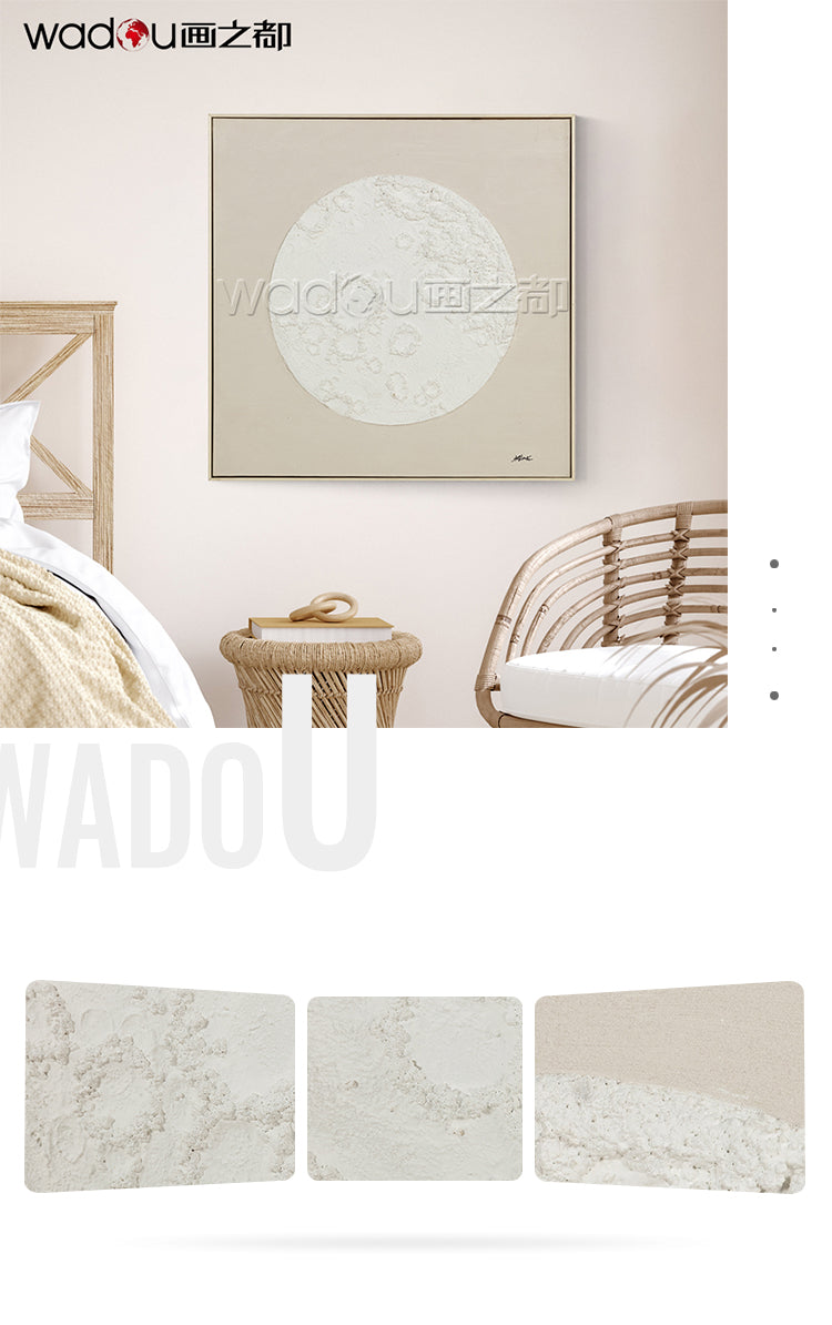 One Hundred Percent Art -Hand painting  Art & Wood Frame