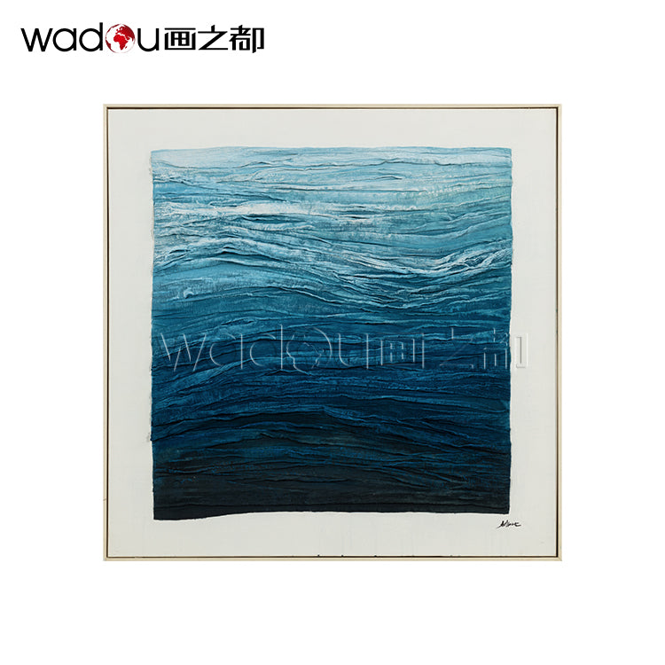 One Hundred Percent Art -Hand painting  Art & Wood Frame