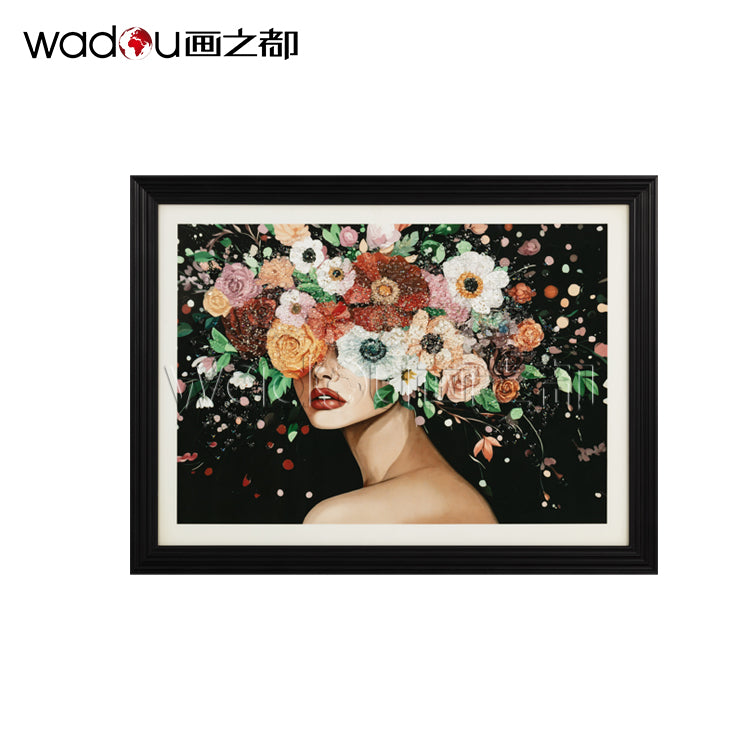 Crystal Printing Framed Art -Papper Printing and  Crystal & PE Frame