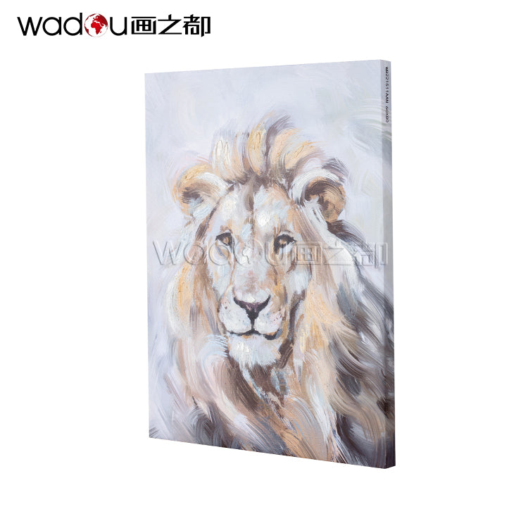 Animal Art with 50% handtouch---Canvas Printed