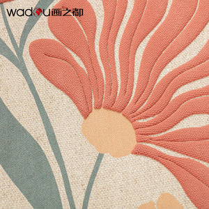 Flower art - Printed Canvas with High Foam - 40x50cm