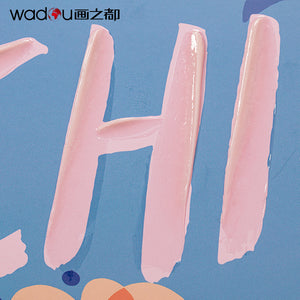 Wood Art - Printed Paper with 50% Gel & MDF Carving Frame