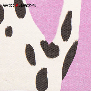 Animal Art - Printed Canvas with Embroidery - 30x40cm