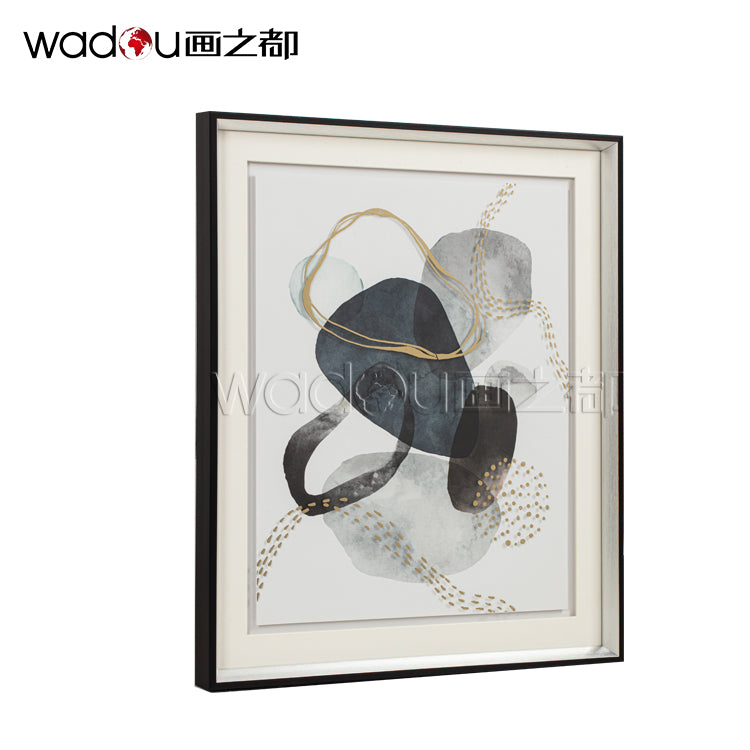 Framed Art -Glass Foil Stamping and Canvas Printing & PS Frame