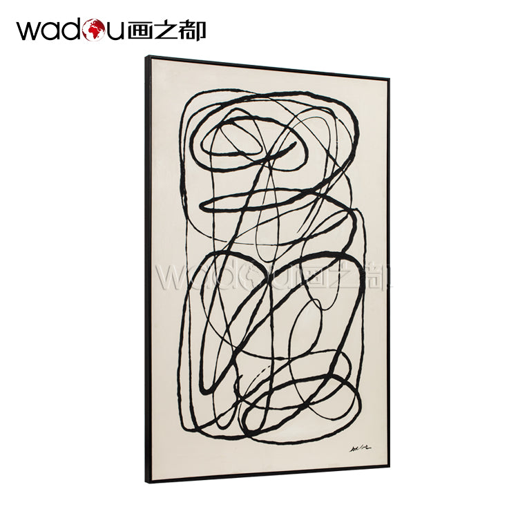One Hundred Percent Art- Hand-Painting Art & PS Frame