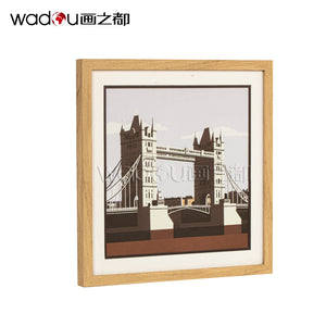 London Bridge Framed Art- Glass and Paper Printing & PE Frame