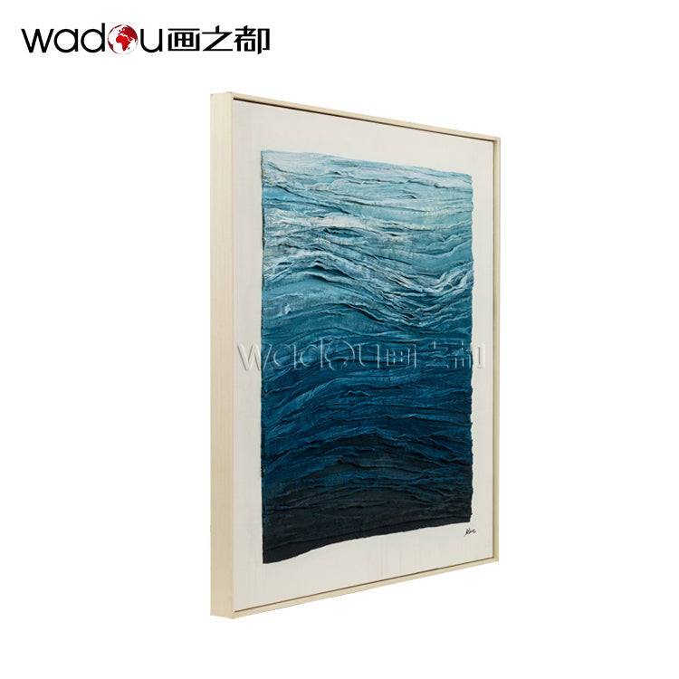 One Hundred Percent Art -Hand painting  Art & Wood Frame