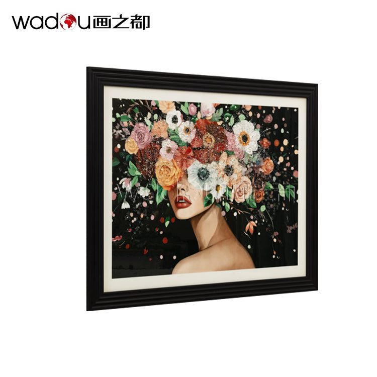Crystal Printing Framed Art -Papper Printing and  Crystal & PE Frame