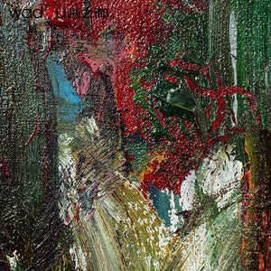 One Hundred Percent Art -Hand Paint  Art &Wood Frame