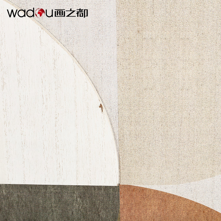 Wood art-3mm MDF mounted wood veneer&amp;printing