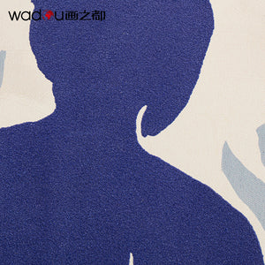 Woman  Framed Art -Matte Canvas and Velvety Foam & PS Frame