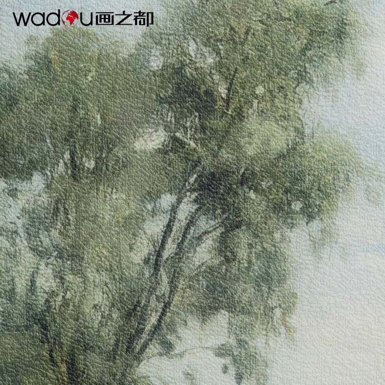 Scenery Framed Art -Matte Canvas of Foam Base and Flat Printing Art & PS Frame