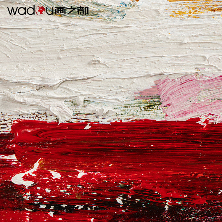 One Hundred Percent Art -Hand Paint  Art &Wood Frame