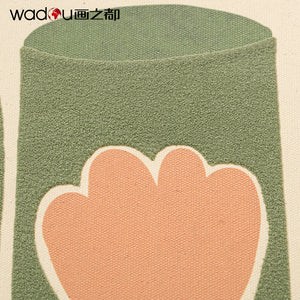 Vase Flower art - Linen Canvas Printed with High Foam