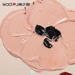 Flowers Framed Art -Hand Printing Art & Frame