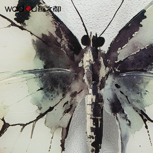Butterfly Framed Art -Glass Flat Bed Printing and Vacuum Forming & PS Frame