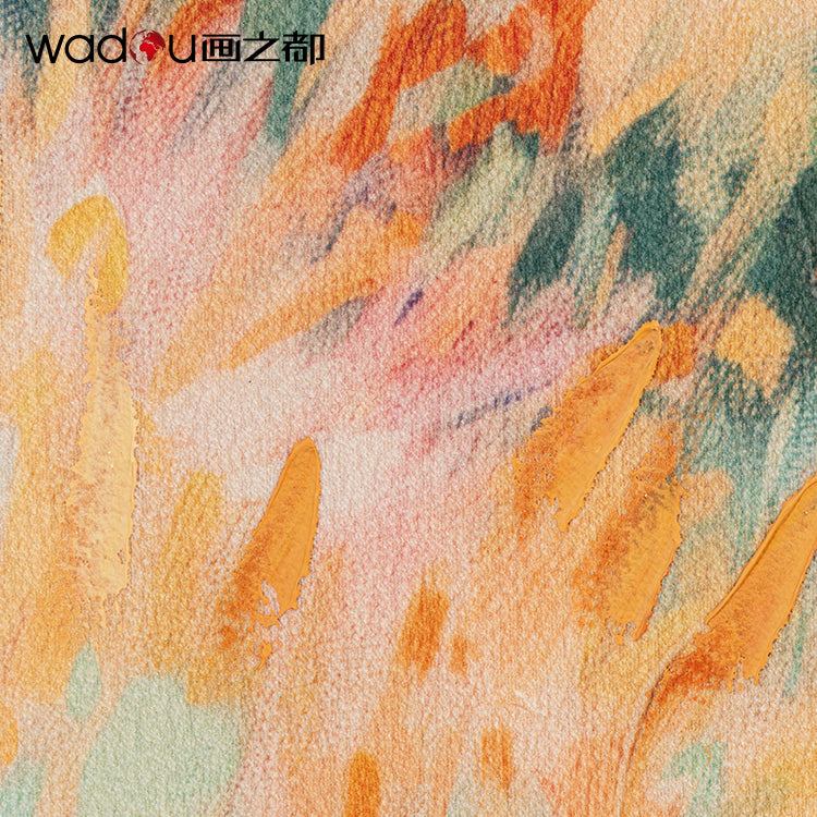 Scenery Framed Art -Flat Bed Print and 50% Brushwork Art & PS Frame