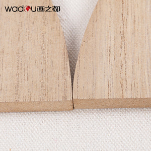 Wood art-Linen mounted 3mm MDF&5mm single MDF&Spray paint&Precisely Carving